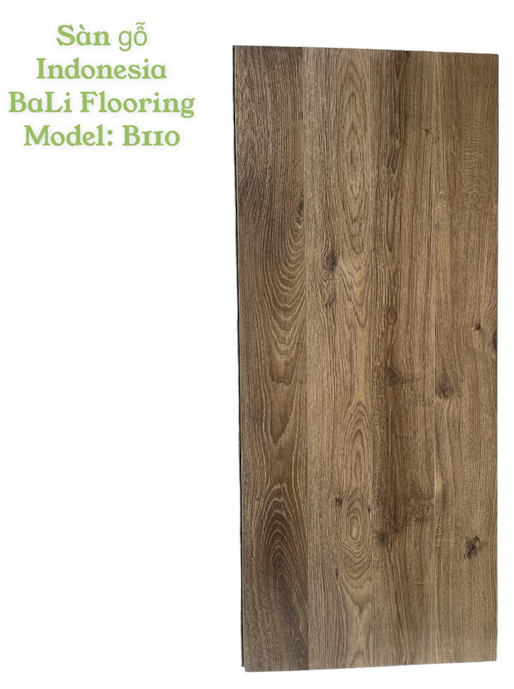 Sàn gỗ BaLi Flooring Titanium B110 mặt bóng