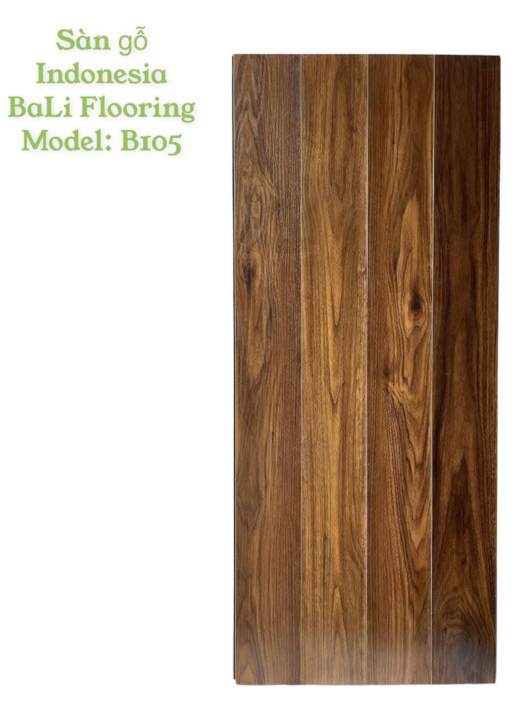 Sàn gỗ BaLi Flooring Titanium B105 mặt bóng