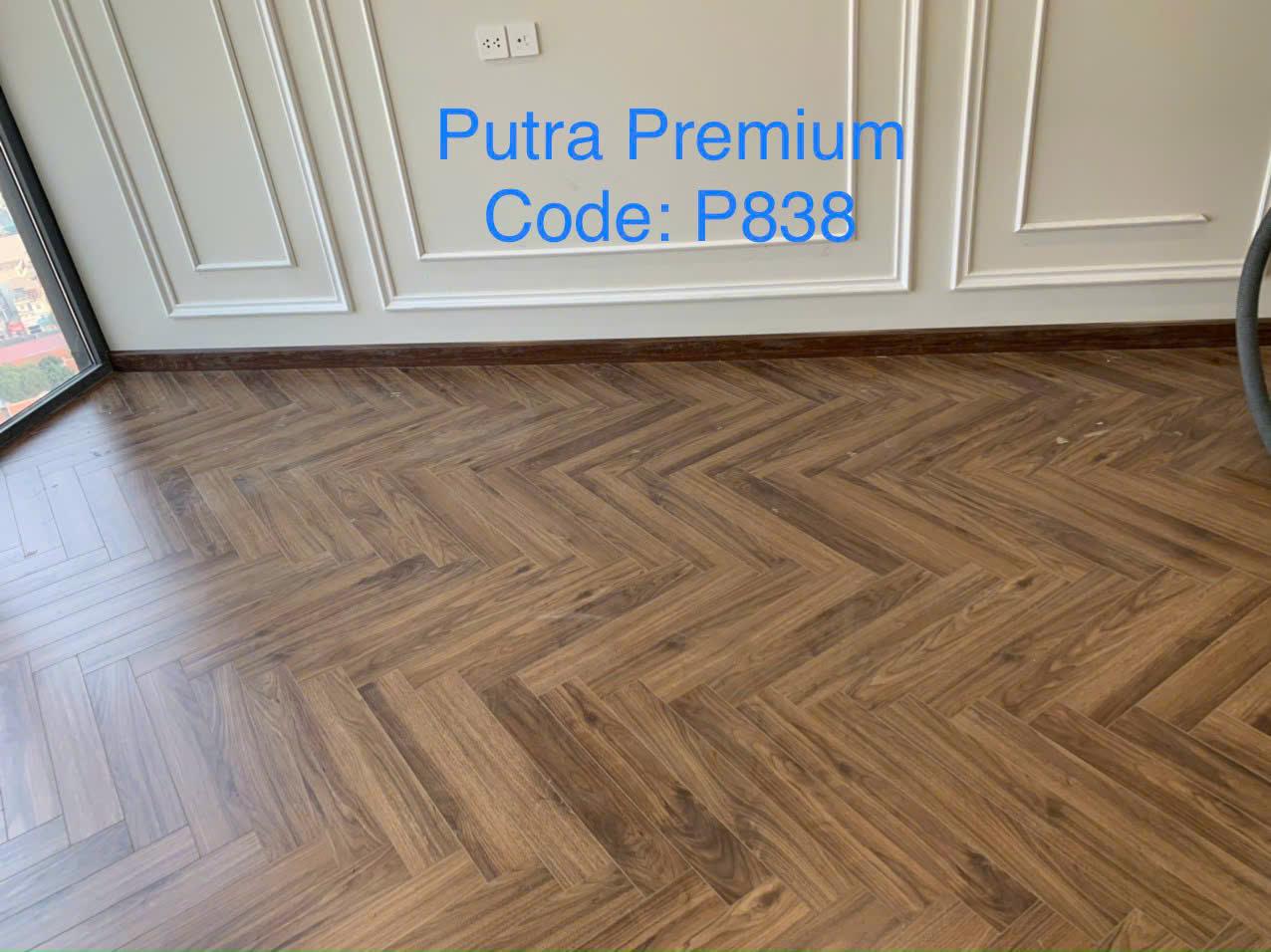 Sàn gỗ Putra Premium Fish Bone - Mã P838