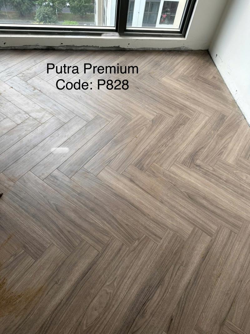  Sàn gỗ Putra Premium Fish Bone - Mã P828 