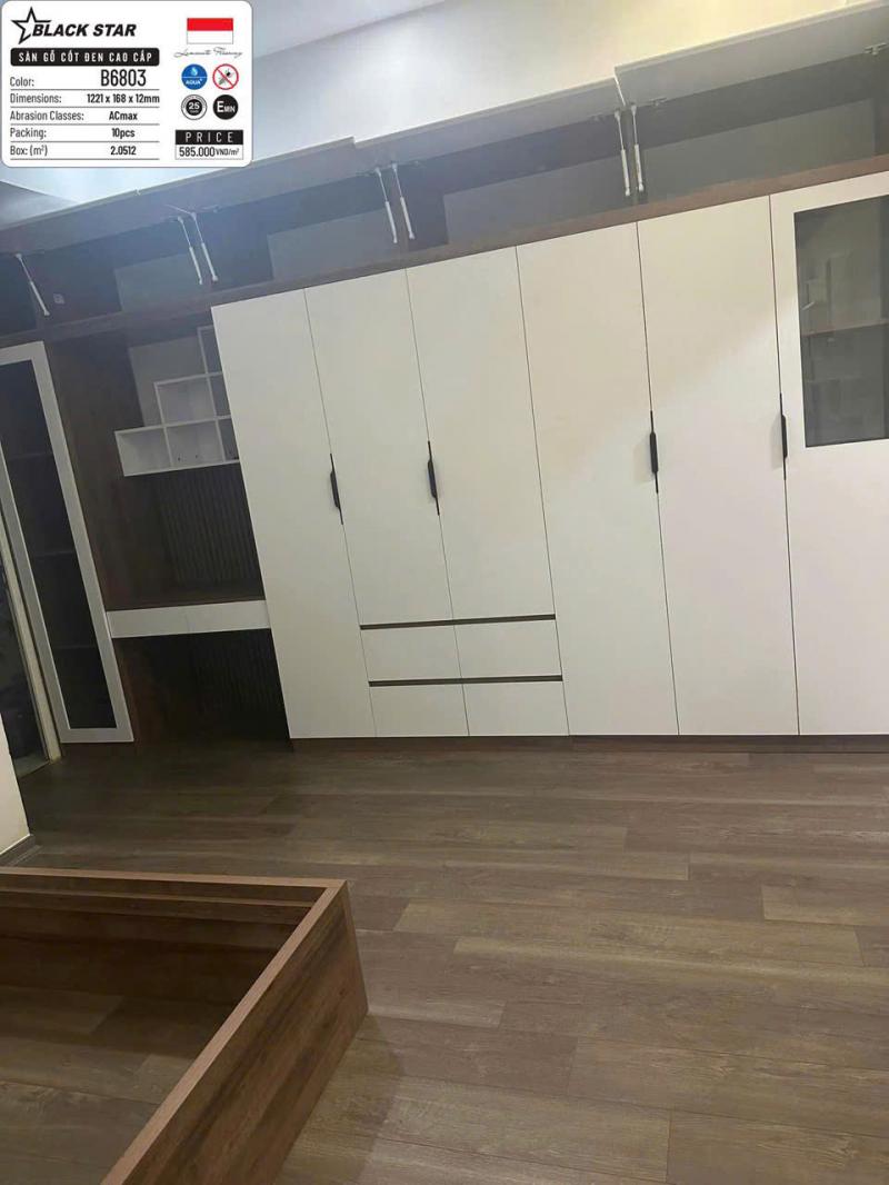 Sàn gỗ BaLi Aqua Flooring Titanium 886