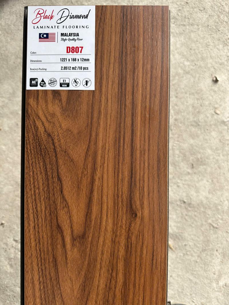  Sàn gỗ Black Diamond - Mã D807 
