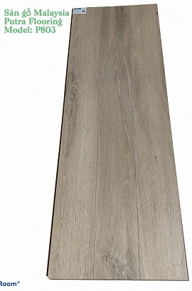  Sàn gỗ Putra Flooring P803 - Bề mặt Titanium cao cấp 