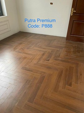  Sàn gỗ Putra Premium Fish Bone - Mã P888 
